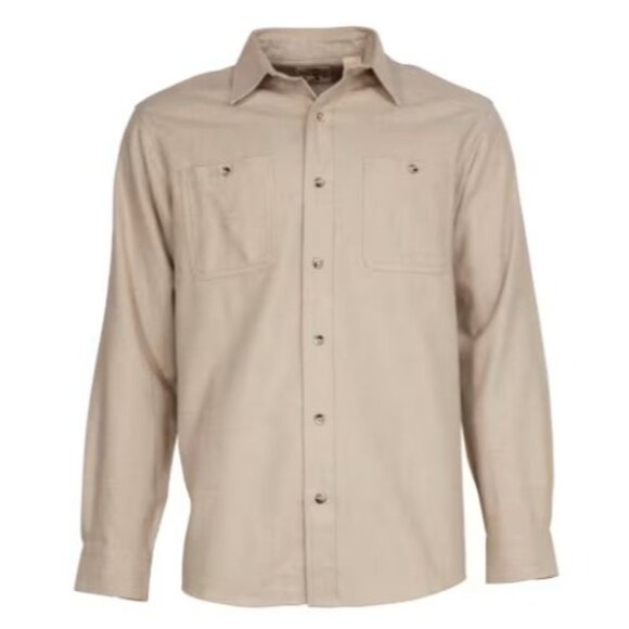 Redhead Ozark Mountain Flannel Size XL Men’s Long Sleeve NWOT Pockets Oatmeal Be - Picture 1 of 9